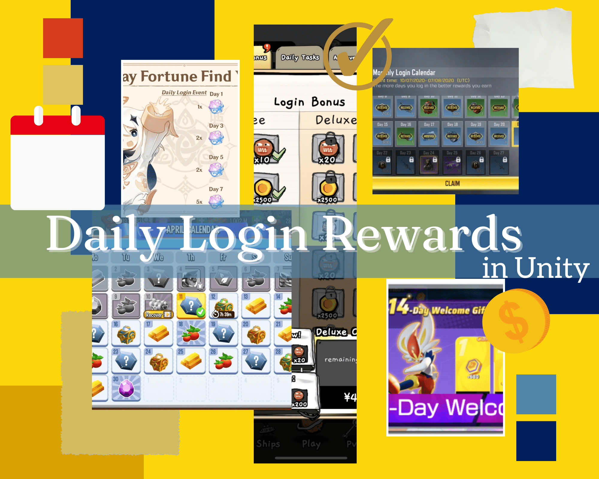 Create a daily login reward system in Unity
